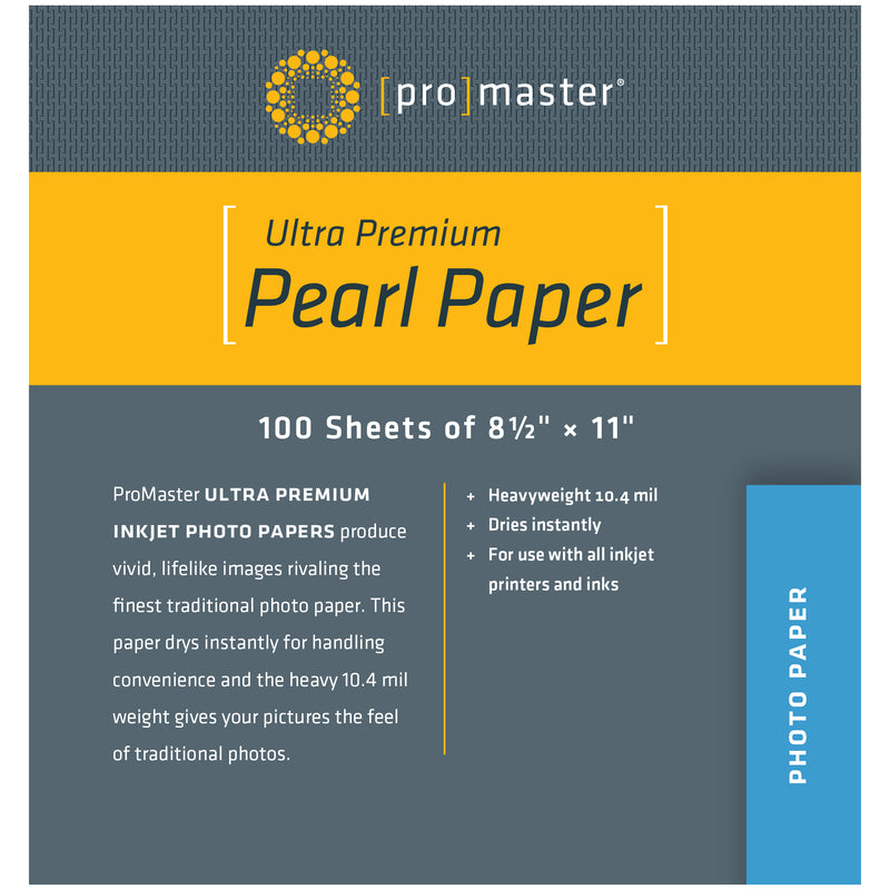 Papel Ultra Premium Pearl,Papel de fotografía,PROMASTER,Papel Ultra Premium Pearl