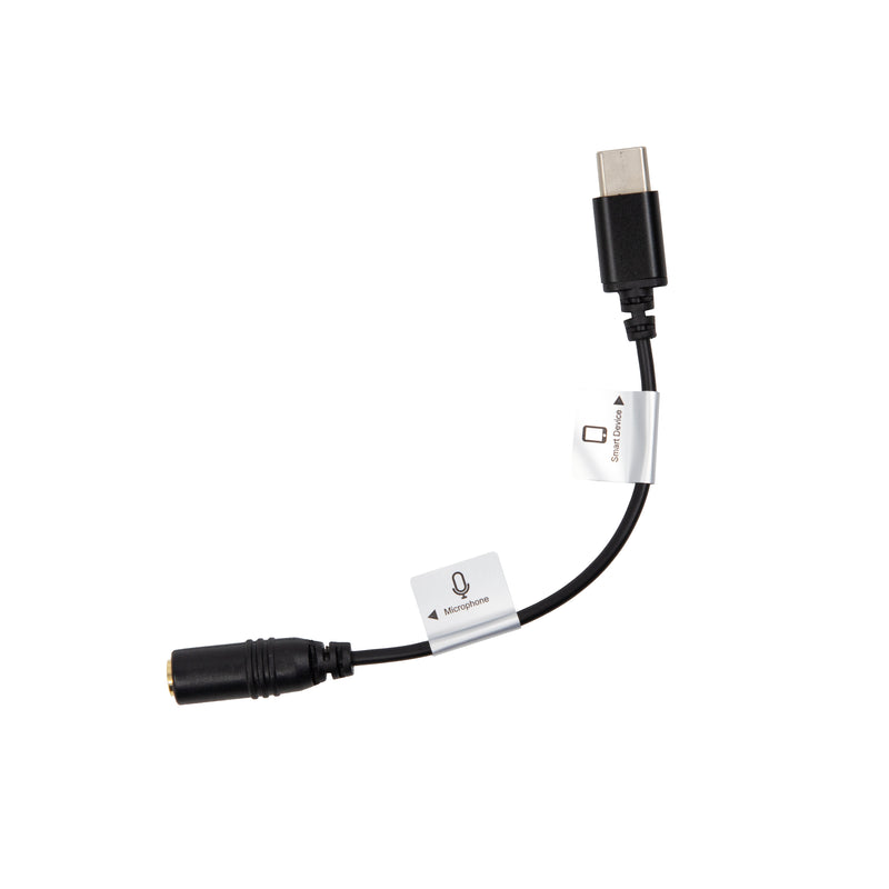 Cable Adaptador USB-C Macho a 3.5mm TRRS Hembra - 4 1/2,Cable,ProMaster,Cable Adaptador USB-C Macho a 3.5mm TRRS Hembra - 4 1/2