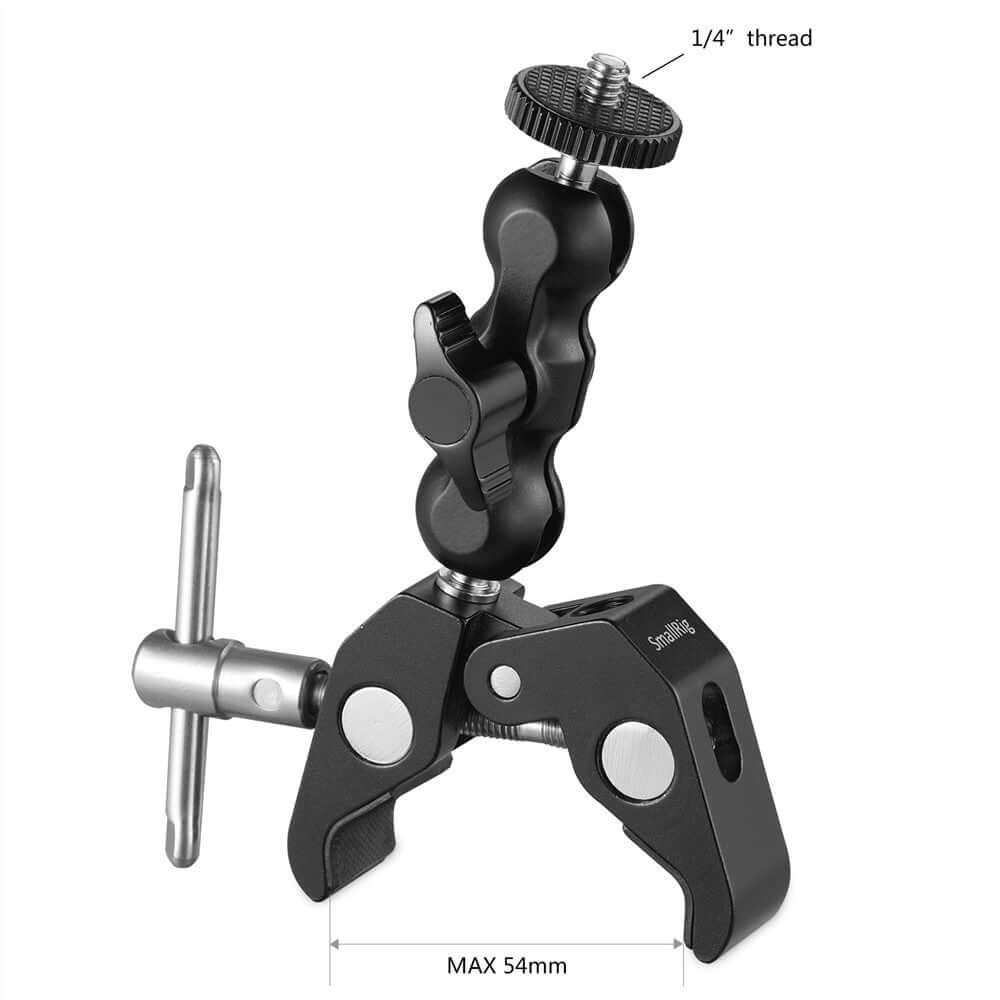 Multifuncional SmallRig Clamp Multifuncional SmallRig para entrega inmediata en nuestras tiendas de Escazú y Curridabat. Tienda en línea con envíos a toda Costa Rica. Garantía en Costa Rica.
