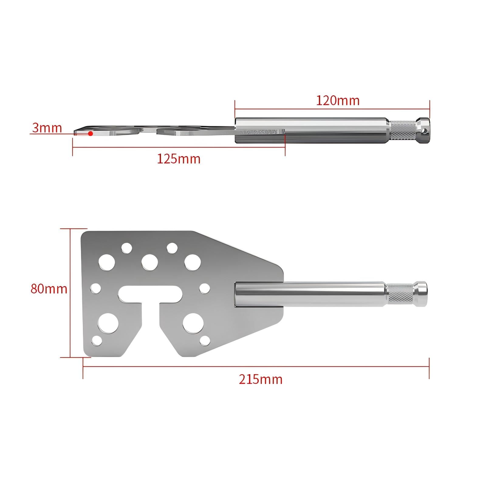 Adaptador con pin de 5/8 para Gobo o nudillo de C-stand