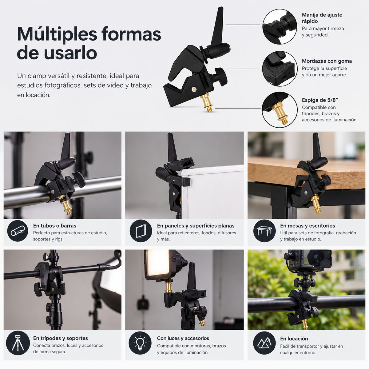 Prensa para Estudio con Pin