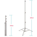 Soporte de Acero Inoxidable SSS-280 Soporte para iluminacion Soporte de Acero Inoxidable SSS-280 para entrega inmediata en nuestras tiendas de Escazú y Curridabat. Tienda en línea con envíos a toda Costa Rica. Garantía en Costa Rica.