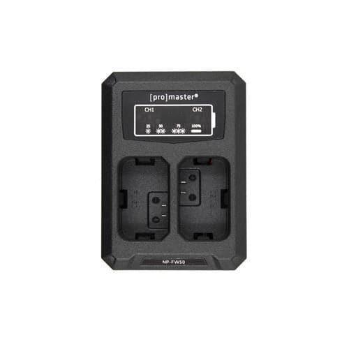 Cargador Doble ProMaster para Sony Np-Fw50 Cargador de bateria Cargador Doble ProMaster para Sony Np-Fw50 para entrega inmediata en nuestras tiendas de Escazú y Curridabat. Tienda en línea con envíos a toda Costa Rica. Garantía en Costa Rica.