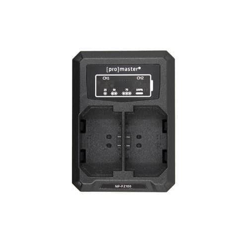 Cargador Doble ProMaster para Sony Np-Fz100 Cargador de bateria Cargador Doble ProMaster para Sony Np-Fz100 para entrega inmediata en nuestras tiendas de Escazú y Curridabat. Tienda en línea con envíos a toda Costa Rica. Garantía en Costa Rica.