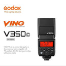 Flash Godox V350 Flashes para cámara (Speedlite) Flash Godox V350 para entrega inmediata en nuestras tiendas de Escazú y Curridabat. Tienda en línea con envíos a toda Costa Rica. Garantía en Costa Rica.