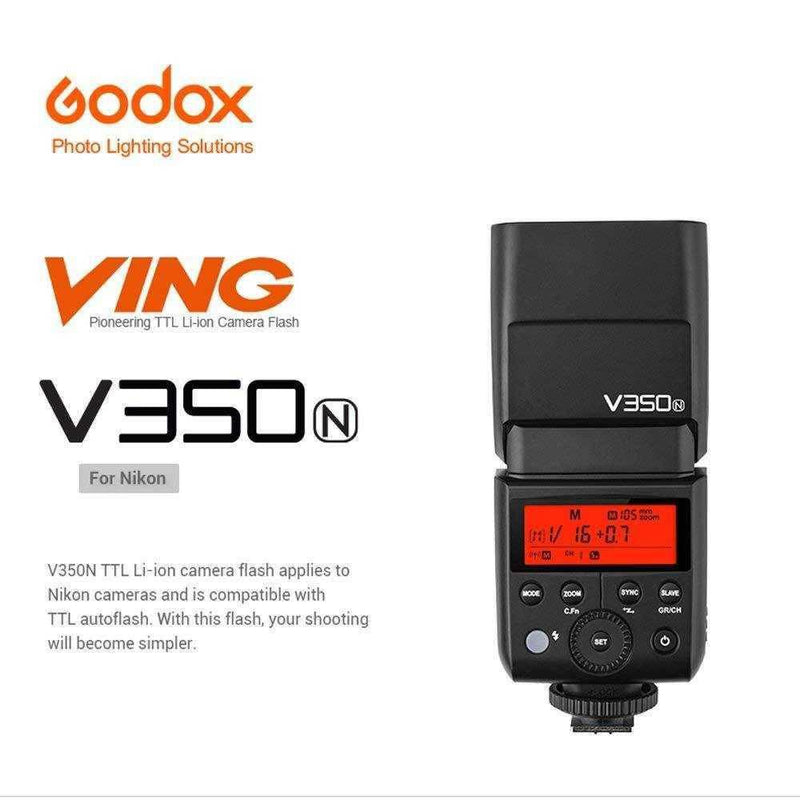 Flash Godox V350 - Flash - Con existencia, Flashes, Flashes para cámara (Speedlite), Iluminación y sus accesorios, Tasa Cero 6m, Tipo Flashes - Equipo Fotográfico | Costa Rica