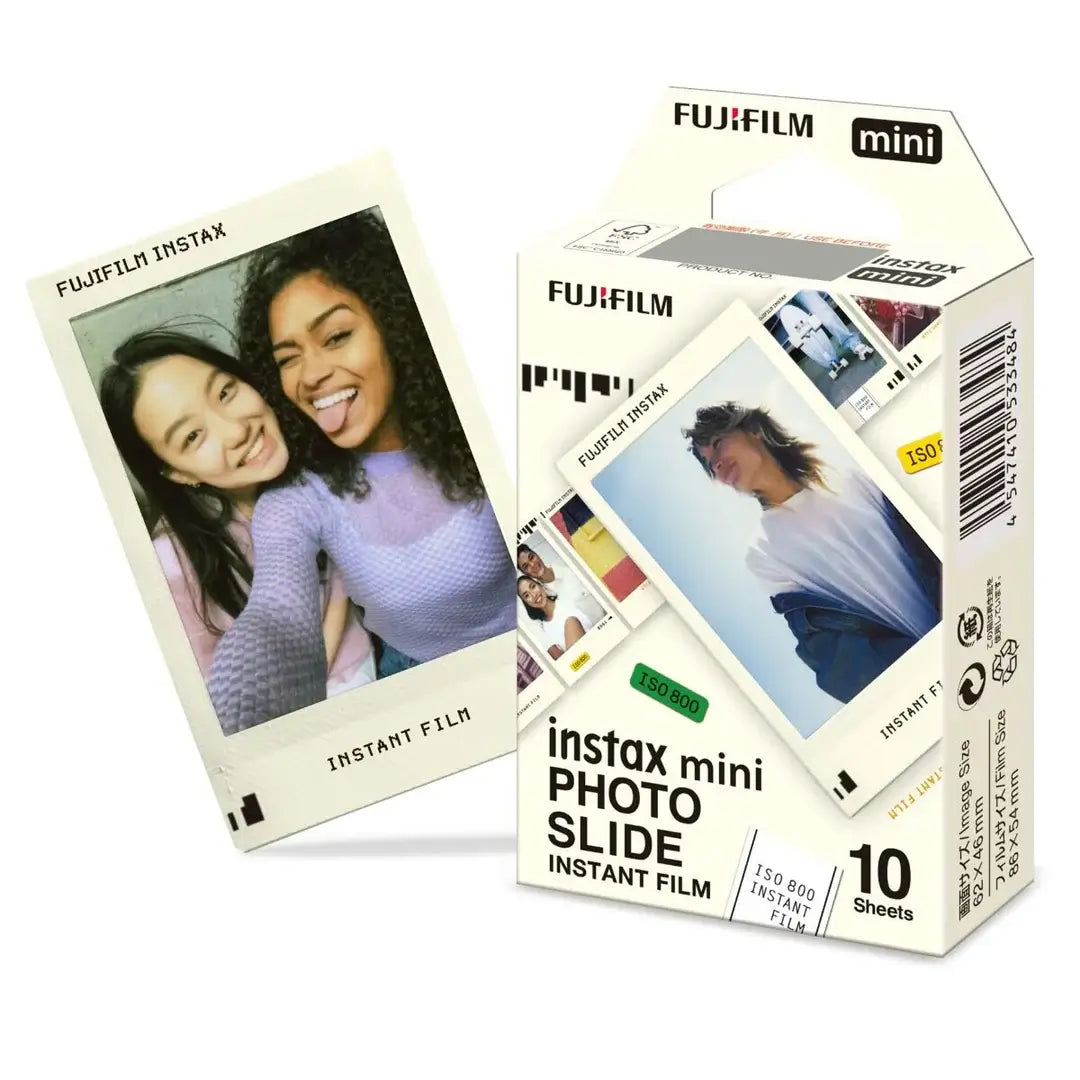 Film Instax PhotoSlide 10 fotos Película Film Instax PhotoSlide 10 fotos para entrega inmediata en nuestras tiendas de Escazú y Curridabat. Tienda en línea con envíos a toda Costa Rica. Garantía en Costa Rica.