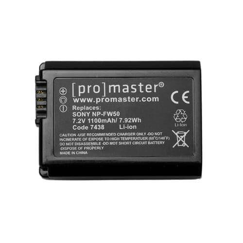 Kit de Batería y Cargador Np-Fw50 ProMaster,Batería para cámara,PROMASTER,Kit de Batería y Cargador Np-Fw50 ProMaster | Costa Rica