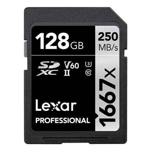 Lexar Pro SDXC 1667x UHS-II 128GB - Tarjeta de memoria - Disponible para pedido especial, identificador pedido especial - Equipo Fotográfico | Costa Rica