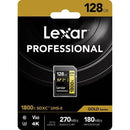 Lexar Pro SDXC 1800x UHS-II 128GB Tarjeta de memoria Lexar Pro SDXC 1800x UHS-II 128GB para entrega inmediata en nuestras tiendas de Escazú y Curridabat. Tienda en línea con envíos a toda Costa Rica. Garantía en Costa Rica.