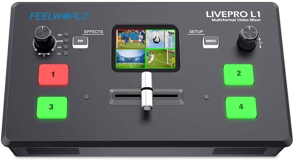 Mezclador de Video 4 Entradas HDMI Accesorios para micrófono Mezclador de Video 4 Entradas HDMI para entrega inmediata en nuestras tiendas de Escazú y Curridabat. Tienda en línea con envíos a toda Costa Rica. Garantía en Costa Rica.