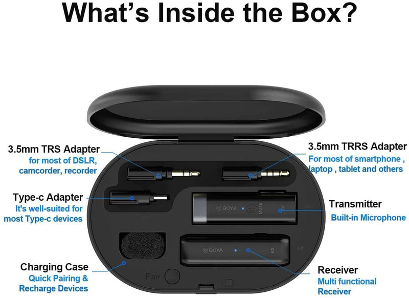 Micrófono Inalámbrico Receptor  Android Boya Wm3U,Micrófono,BOYA,Micrófono Inalámbrico Receptor  Android Boya Wm3U | Costa Rica