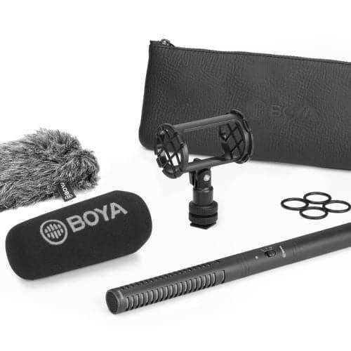 Micrófono Shotgun Boya Pequeño - Microfono - Micrófono para cámara, Micrófono shotgun, Micrófonos, Tipo Microfonos - Equipo Fotográfico | Costa Rica