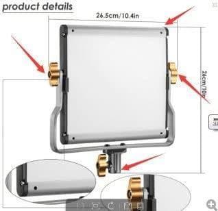 Panel de Luz Led Bi-Color Neewer 3360 Lux con Maleta,Luz Continua,NEEWER,Panel de Luz Led Bi-Color Neewer 3360 Lux con Maleta | Costa Rica