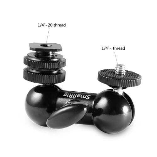 SmallRig Cool-Ballhead-V1 Multi-function Double BallHead w/ shoe mount & 1/4" screw Accesorios para cámara SmallRig Cool-Ballhead-V1 Multi-function Double BallHead w/ shoe mount & 1/4" screw para entrega inmediata en nuestras tiendas de Escazú y Curridaba