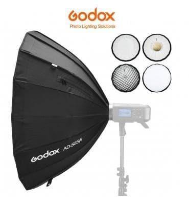 Softbox para Godox AD400 Pro - Softbox - accesorios para flash de estudio godox, ad400, Caja suave, Con existencia, Iluminación y sus accesorios, Modificadores de luz, Tipo Softboxes - Equipo Fotográfico | Costa Rica
