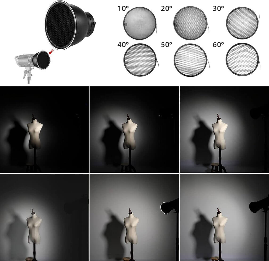 Kit 6 para reflector de 7"