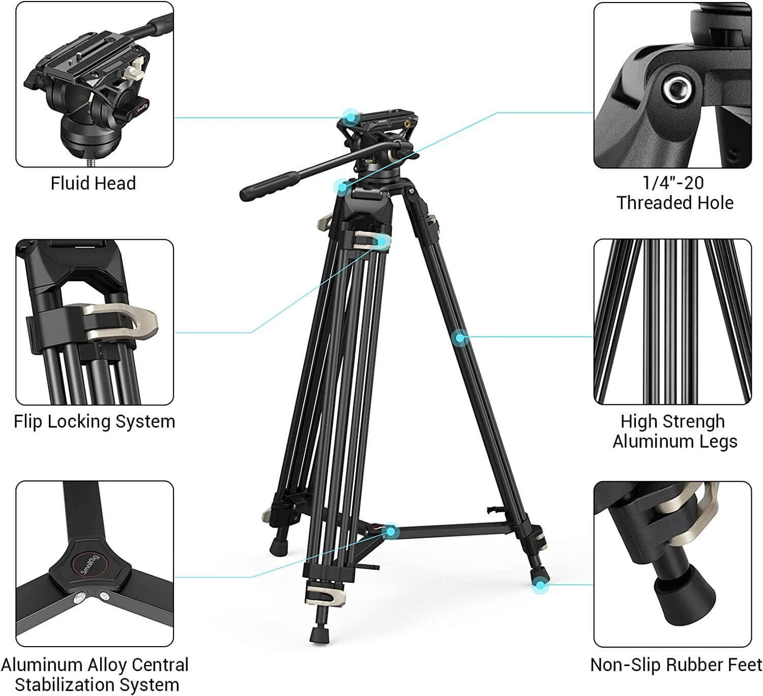 Trípode para Video SmallRig AD-01 con Cabeza Fluida y Placa de Liberación Rápida Tripode para video Trípode para Video SmallRig AD-01 con Cabeza Fluida y Placa de Liberación Rápida para entrega inmediata en nuestras tiendas de Escazú y Curridabat. Tienda