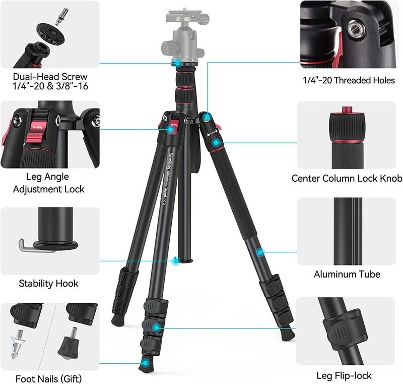 Trípode SmallRig T-10,Tripode,Equipo Fotográfico | Costa Rica,Trípode SmallRig T-10